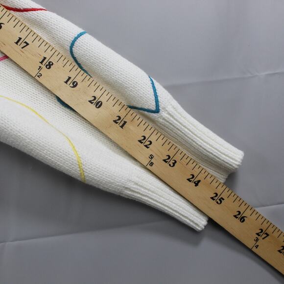 Kerri Rosenthal XOKR Sweater Women Small Rainbow Heart Artsy Whimsical Soft Girl - Picture 13 of 13